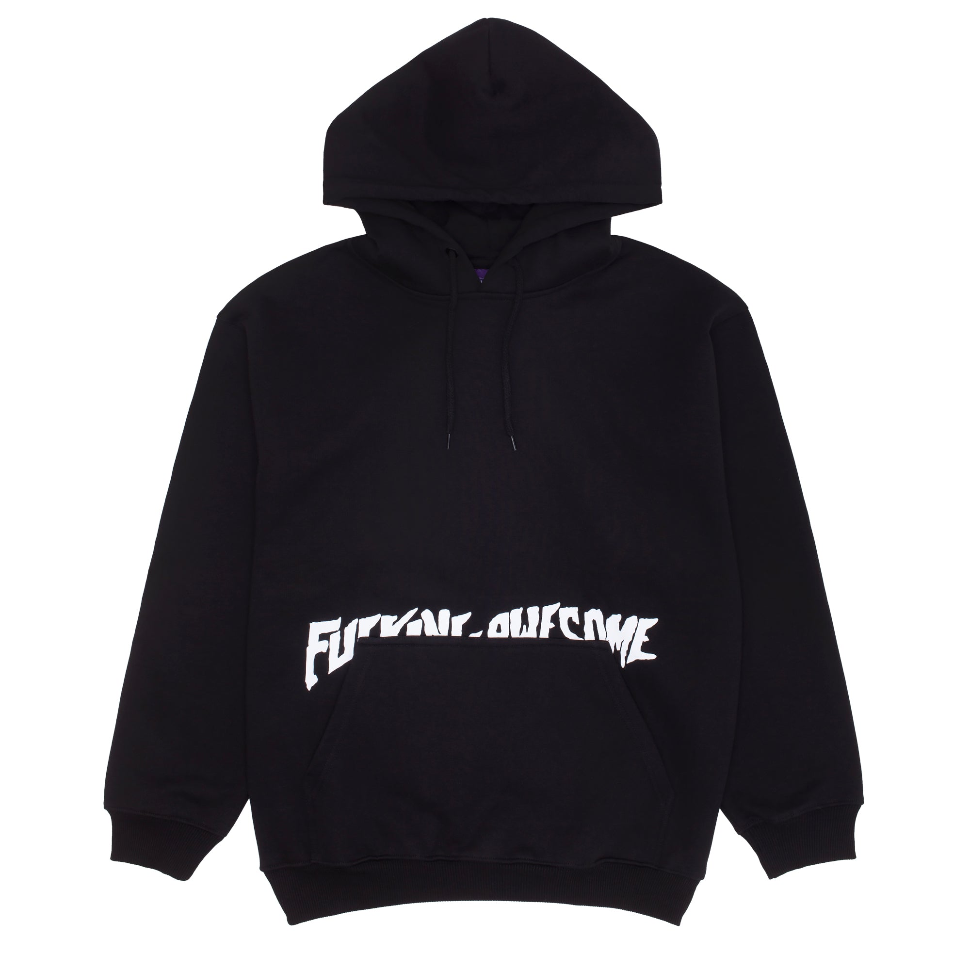 fucking awesome cut off hoodie グレー