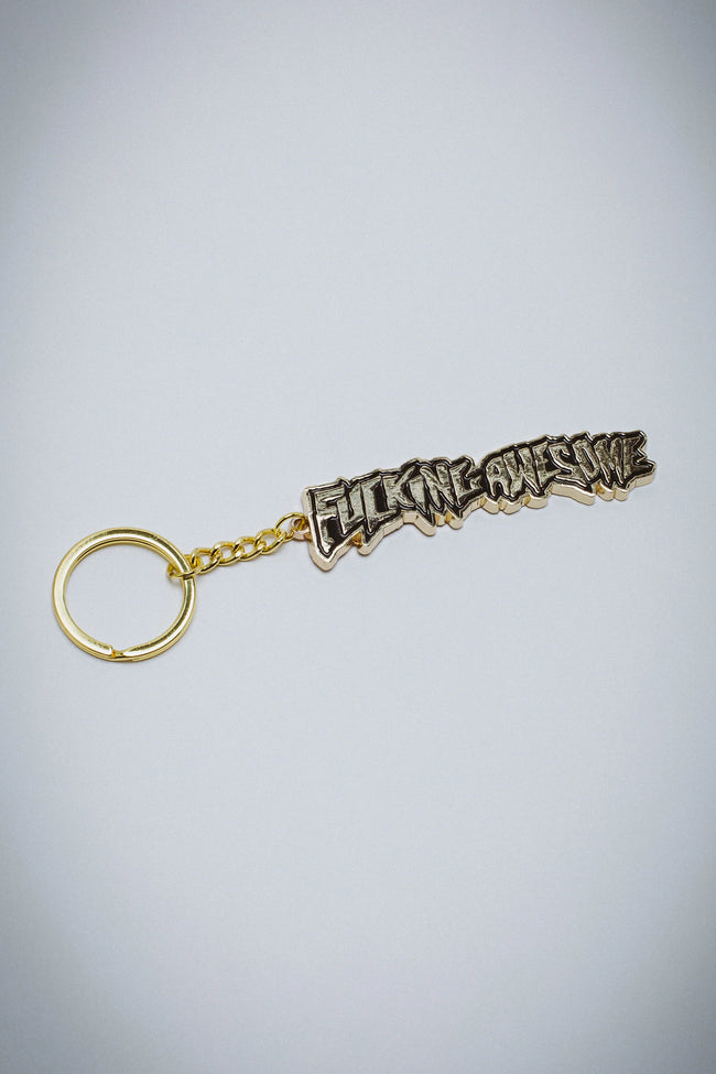 Gold Stamp Keychain