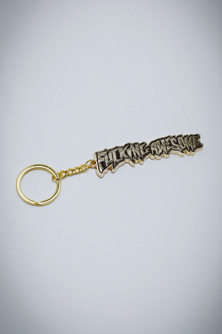 Gold Stamp Keychain