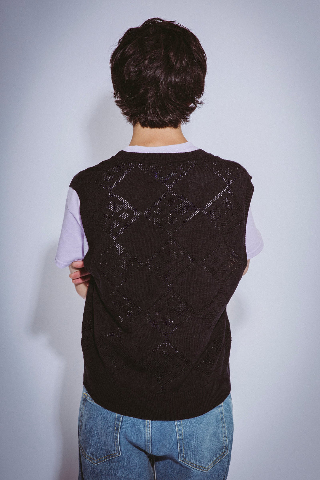 Letter Square Vest