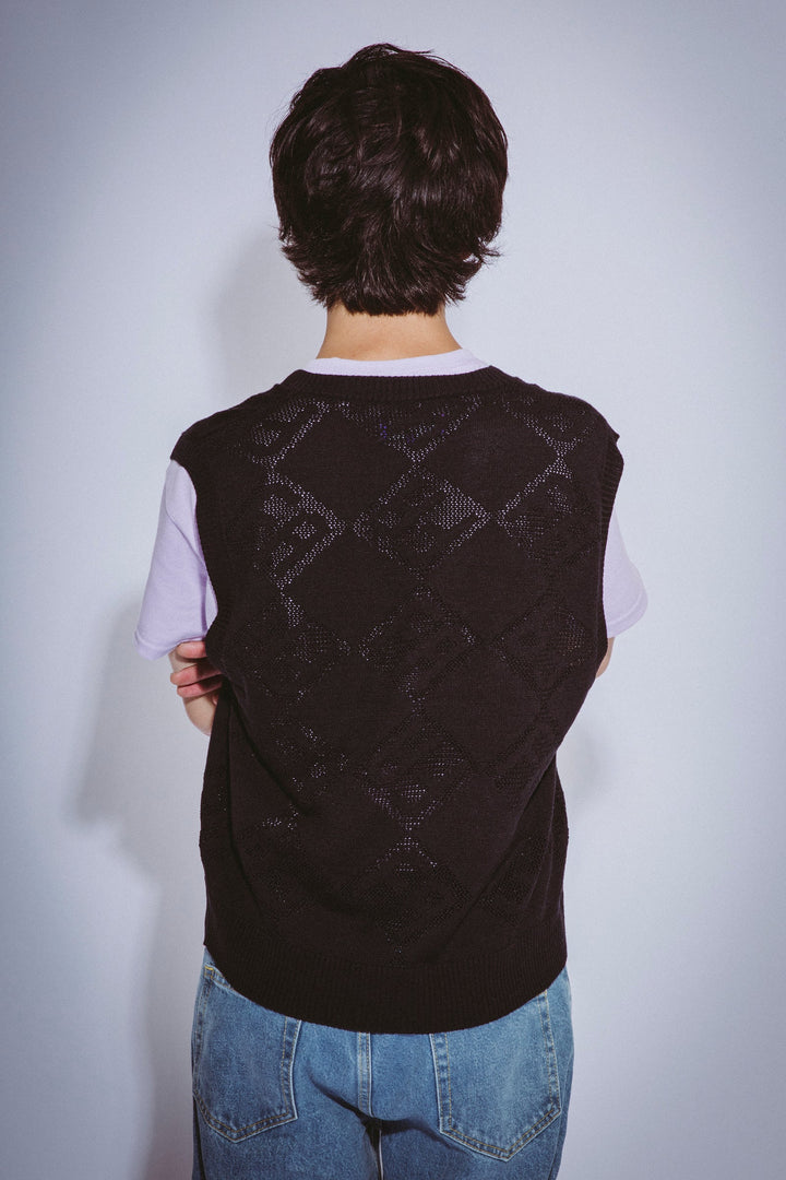 Letter Square Vest