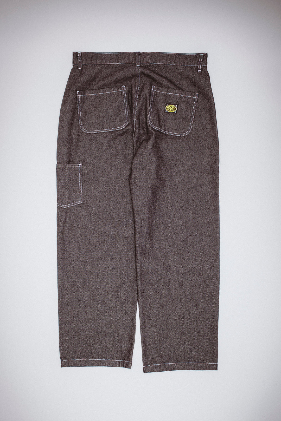 Salt and Pepper Canvas Double Knee Pant