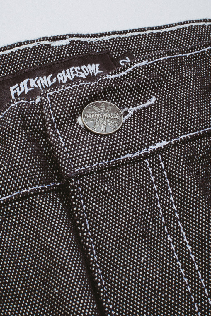 Salt and Pepper Canvas Double Knee Pant