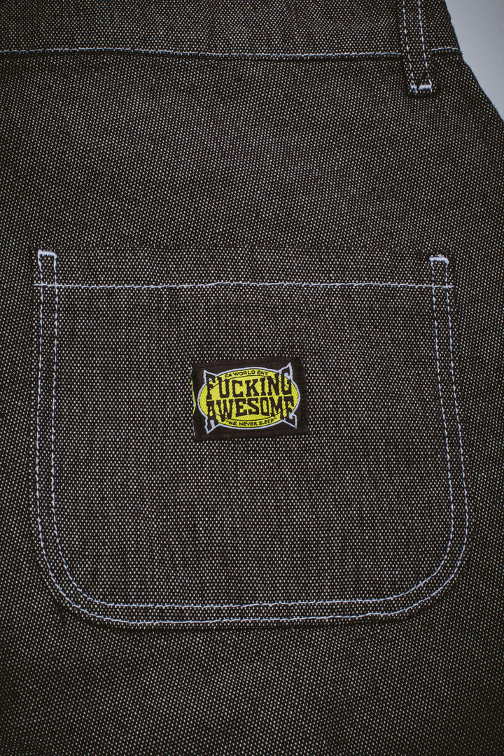 Salt and Pepper Canvas Double Knee Pant