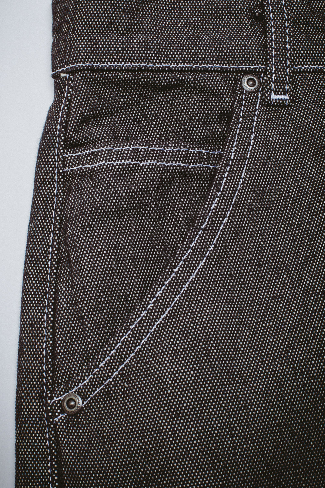 Salt and Pepper Canvas Double Knee Pant