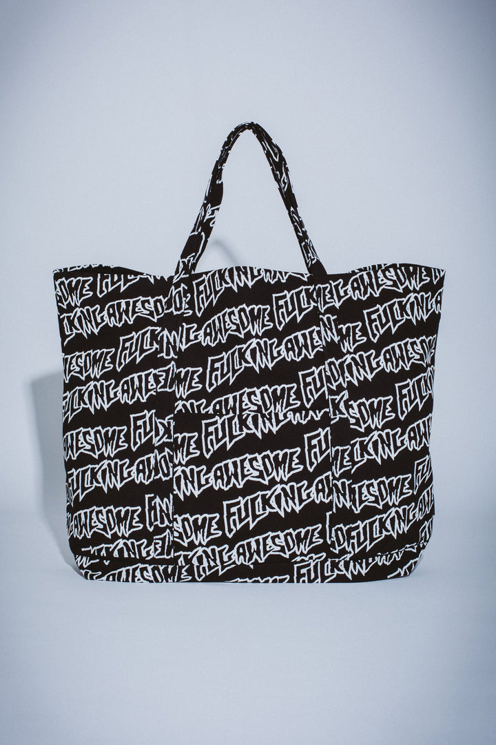 AOP Stamp Logo Large Tote Bag