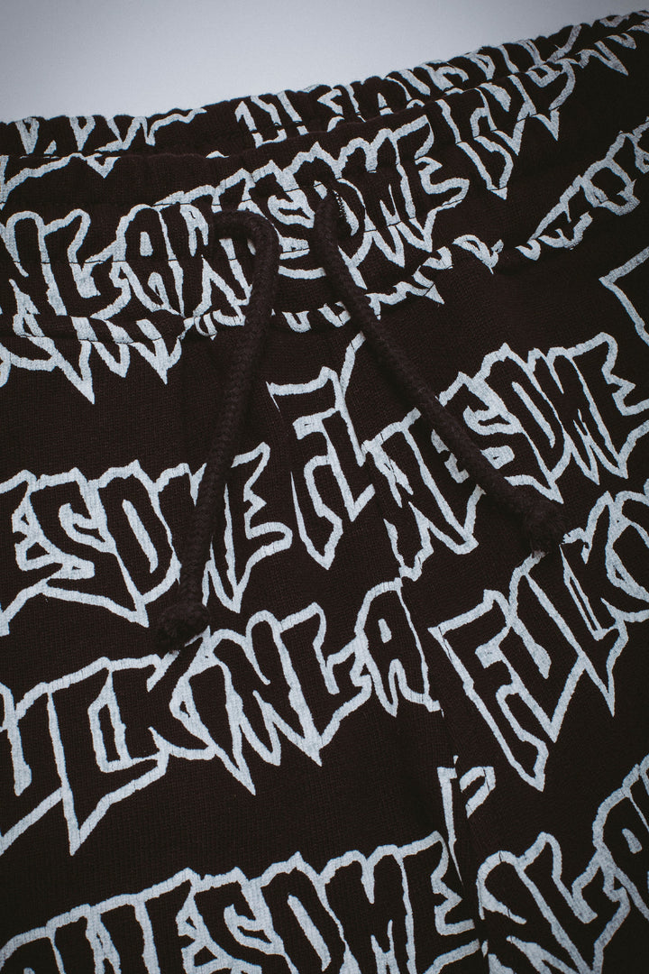 AOP Stamp Sweat Shorts
