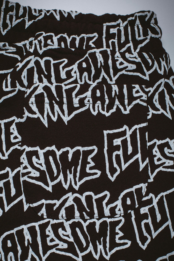 AOP Stamp Sweat Shorts