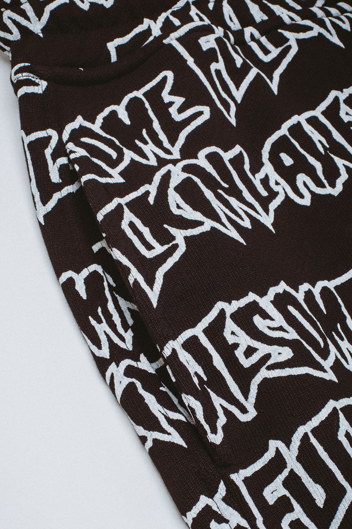 AOP Stamp Sweat Shorts