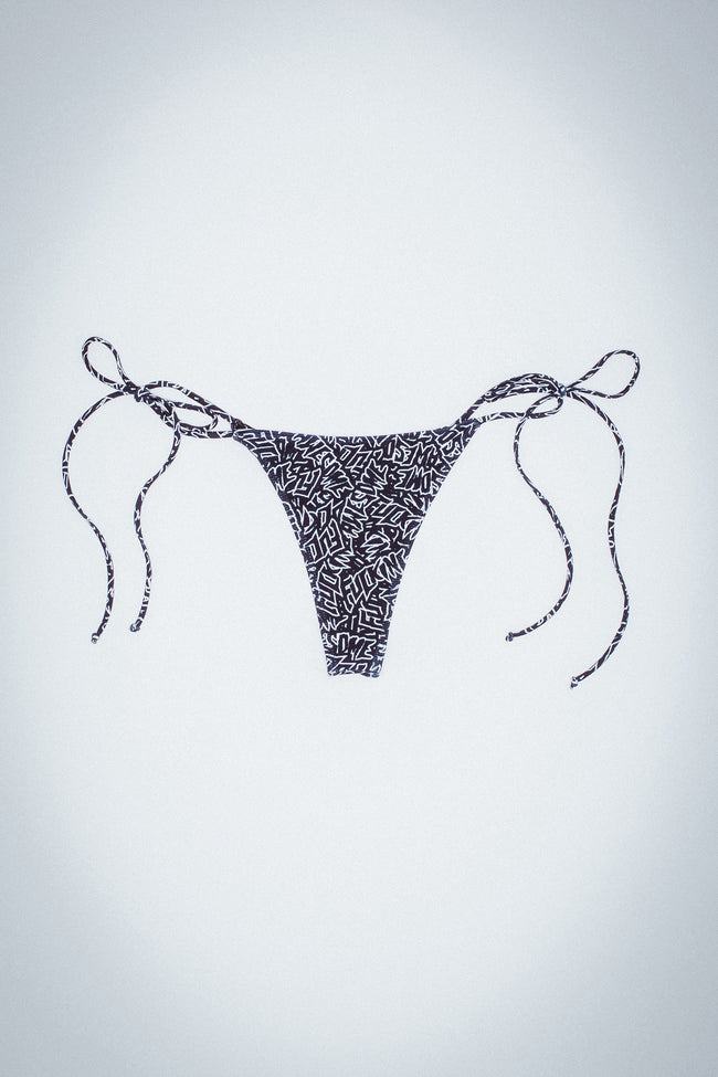 AOP Stamp Logo Bikini Bottoms