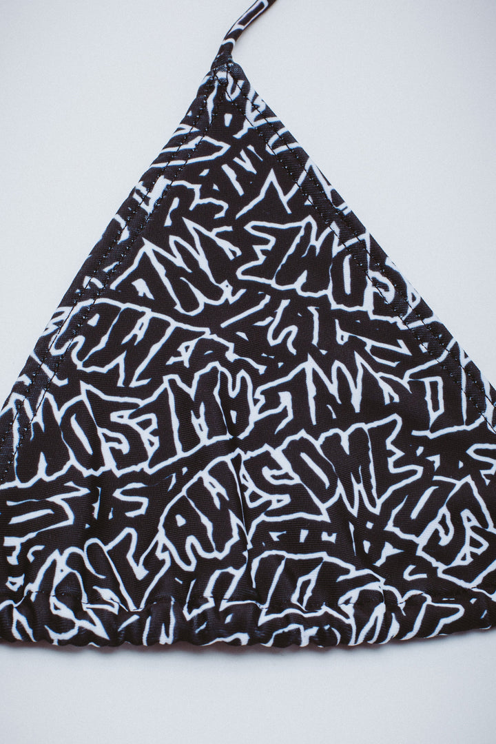 AOP Stamp Logo Bikini Top