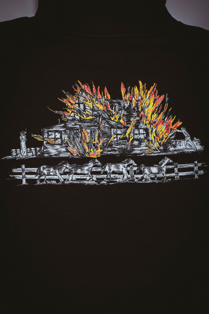 Burning Barn Hoodie