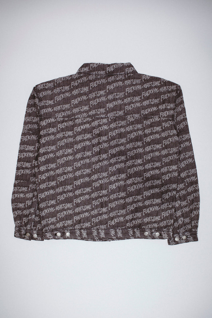 Herringbone Oversized Work Jacket