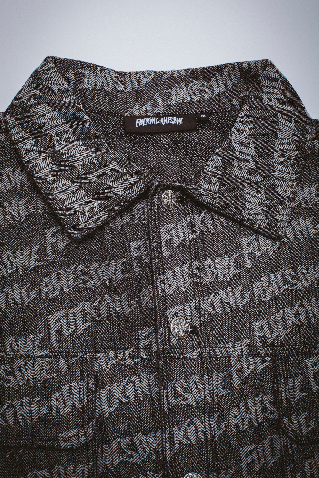 Herringbone Oversized Work Jacket