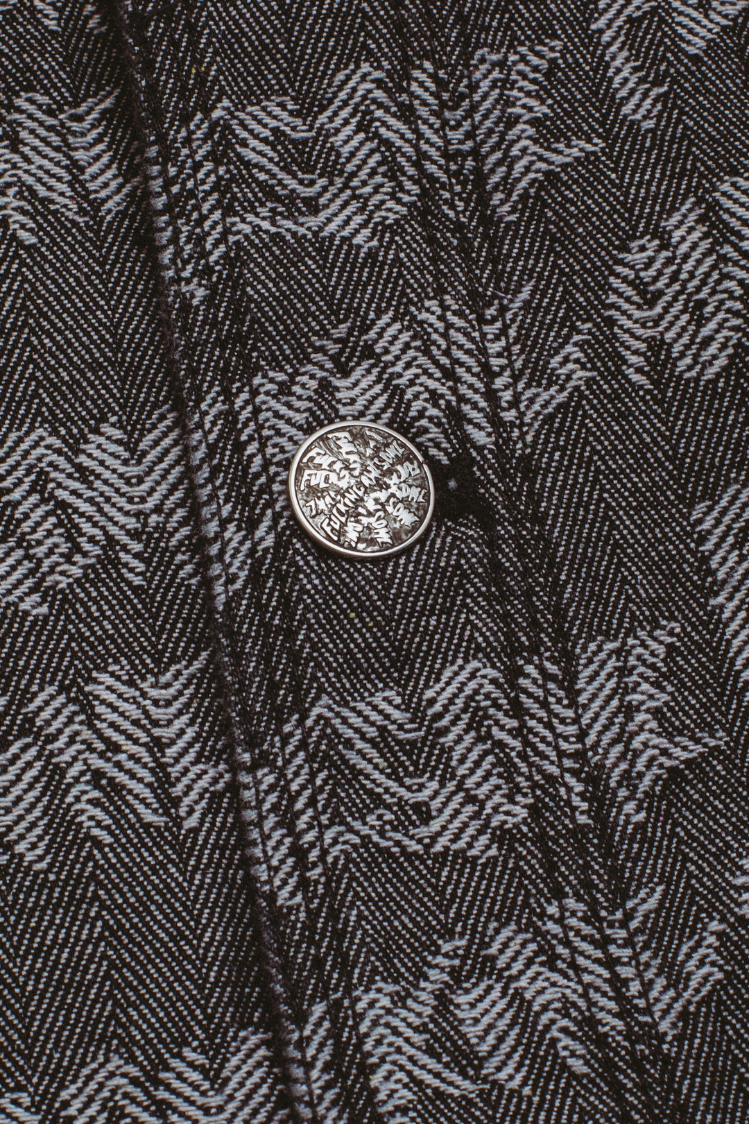 Herringbone Oversized Work Jacket