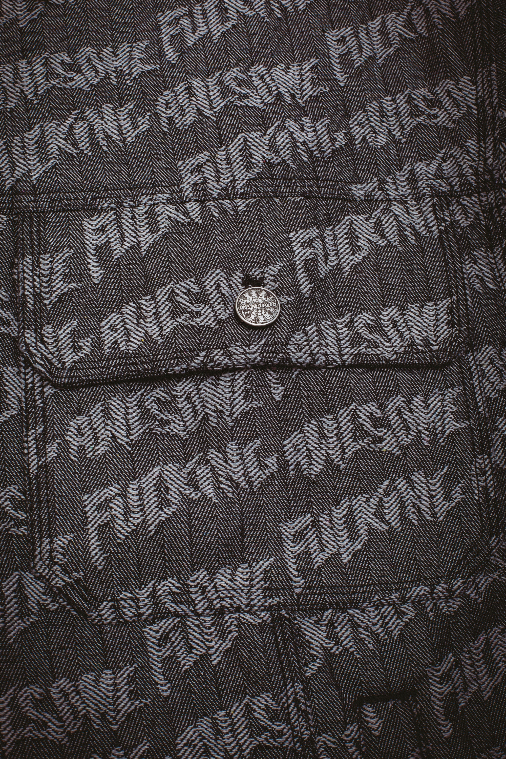 fucking awesome HERRINGBONE WORK JACKET Herringbone Work Jacket online (black) ОКТЯБРЬ