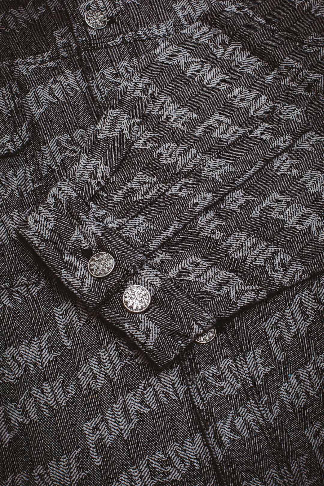 Herringbone Oversized Work Jacket