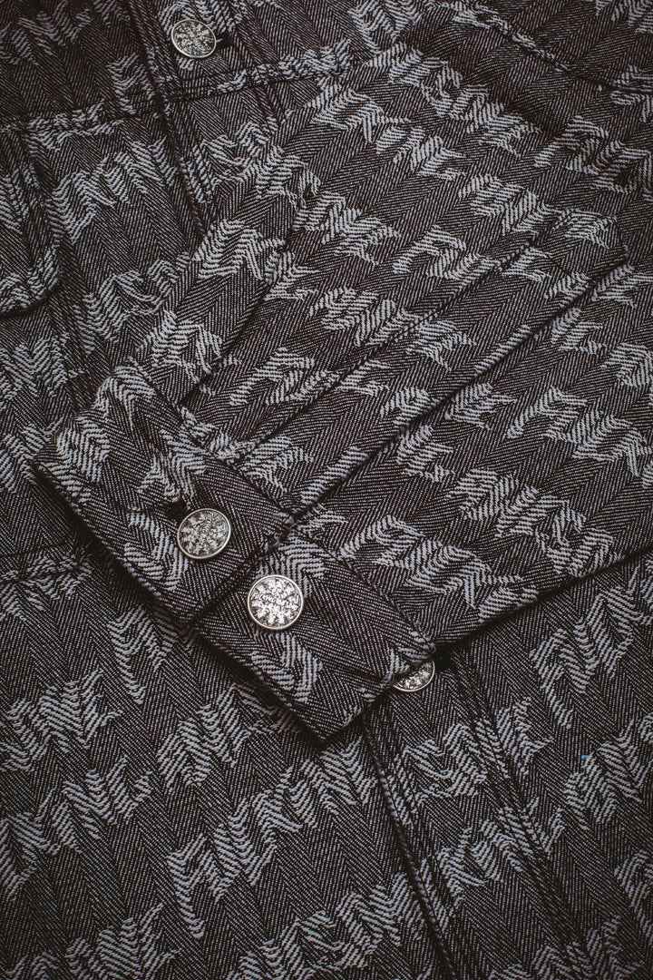 Herringbone Oversized Work Jacket