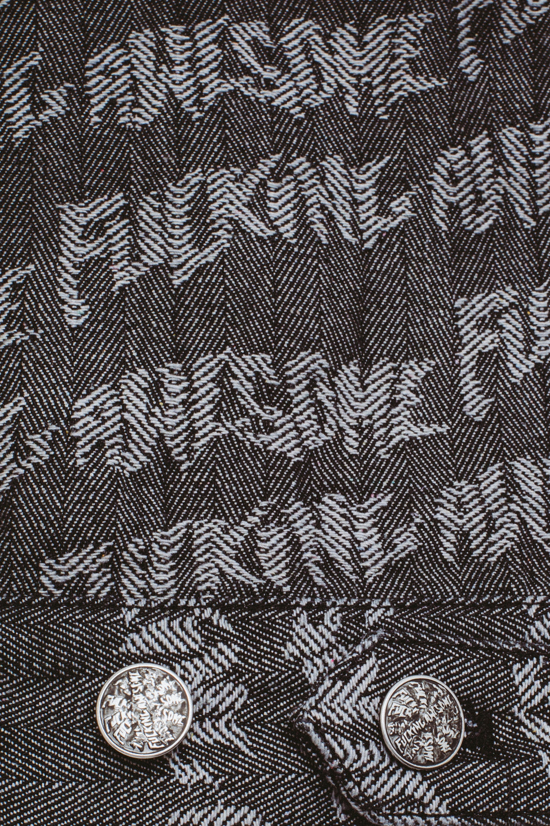 Herringbone Oversized Work Jacket