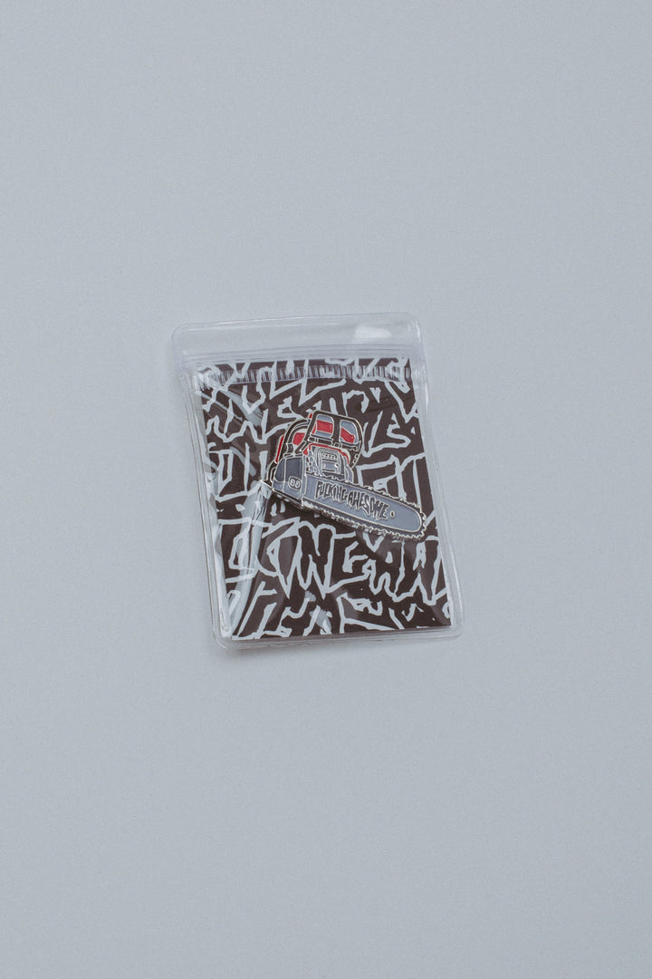 Chainsaw Pin Badge