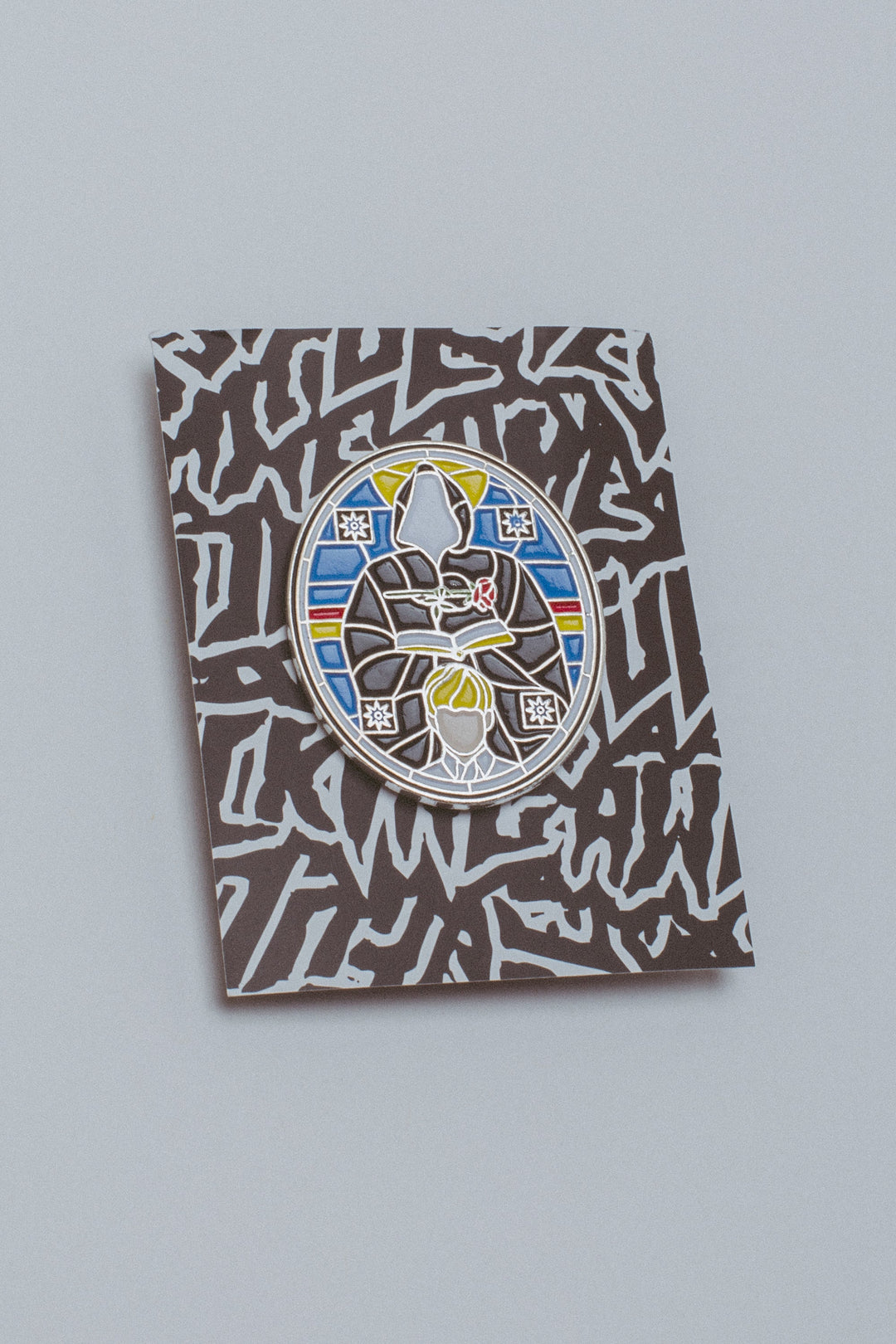 Stained Glass Pin Badge