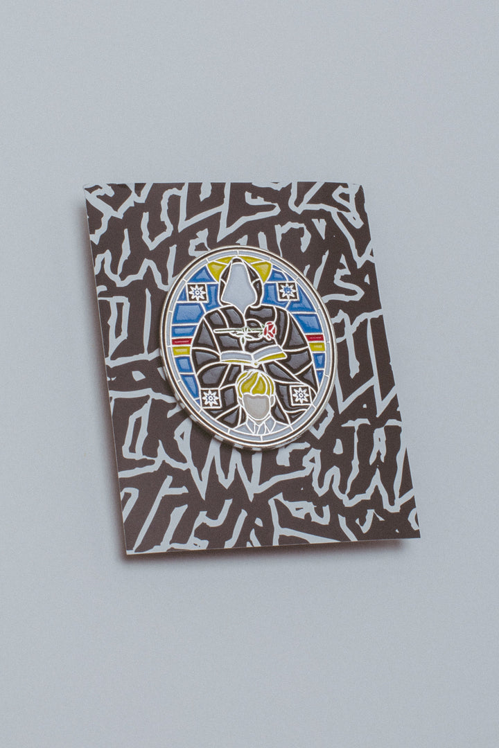 Stained Glass Pin Badge