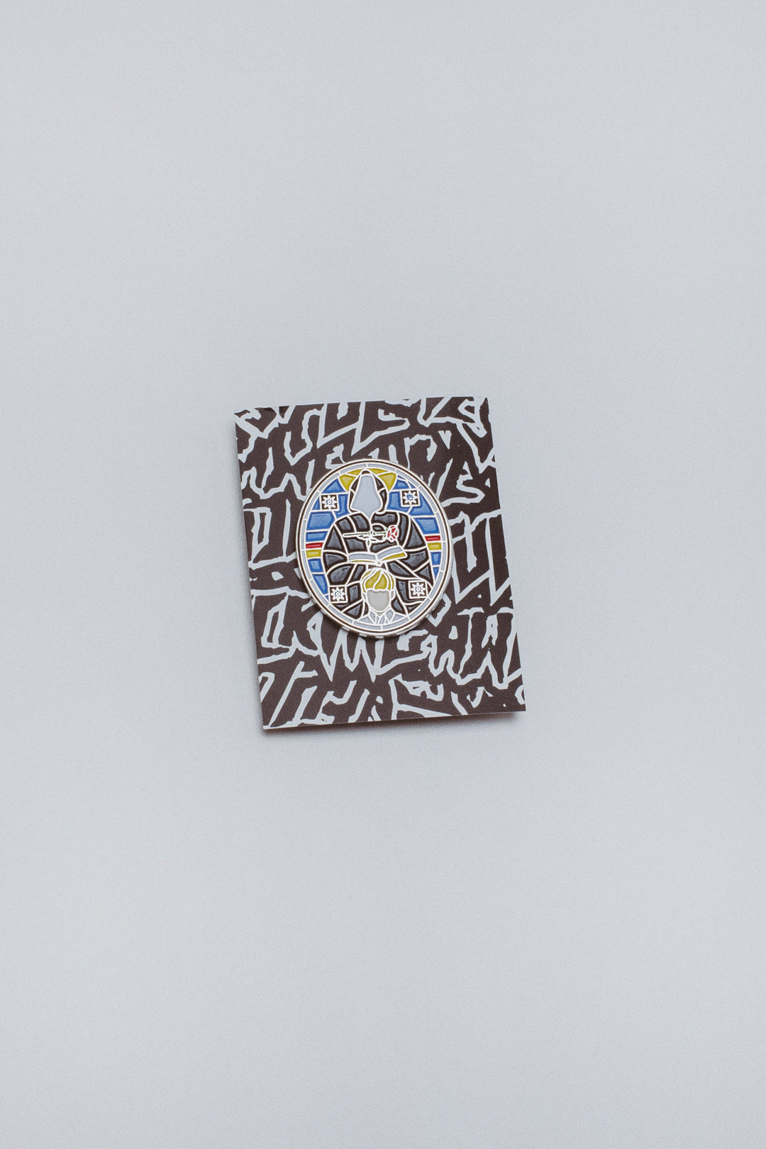 Stained Glass Pin Badge