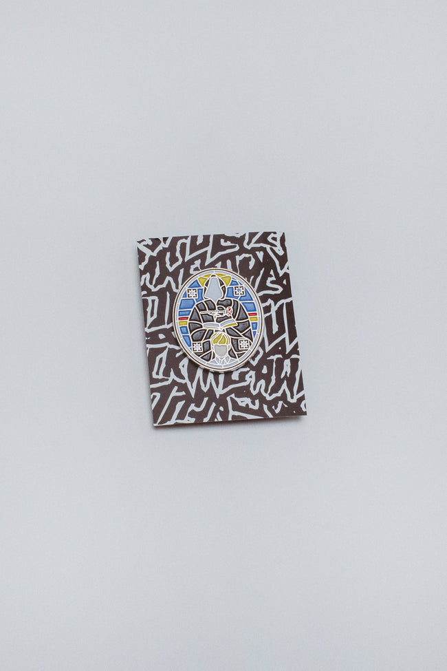 Stained Glass Pin Badge