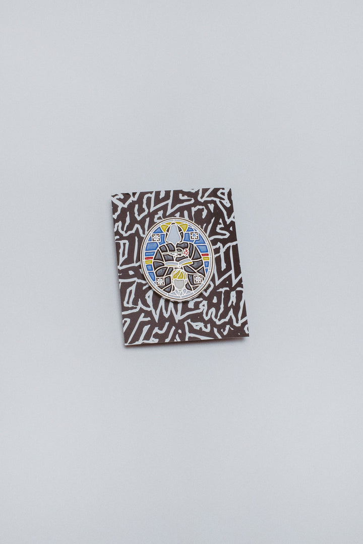 Stained Glass Pin Badge