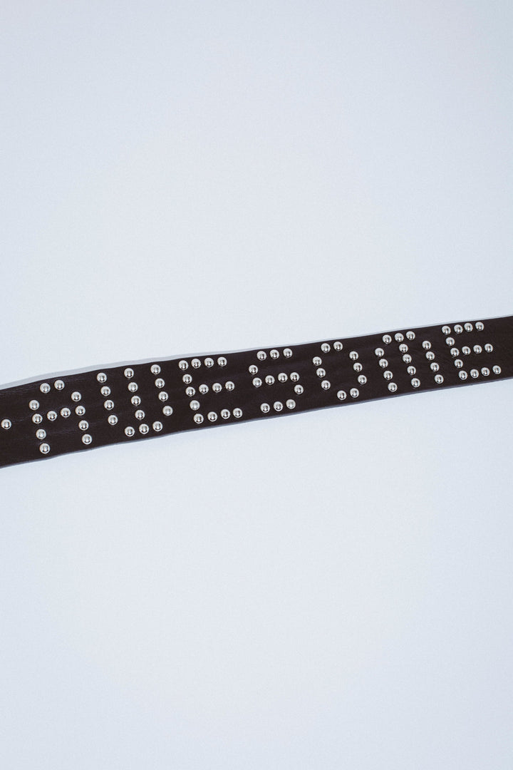 FA Studded Leather Belt