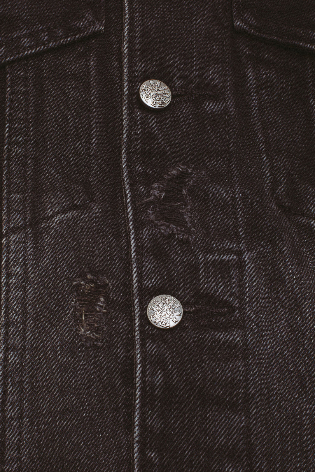 Distressed Denim Jacket