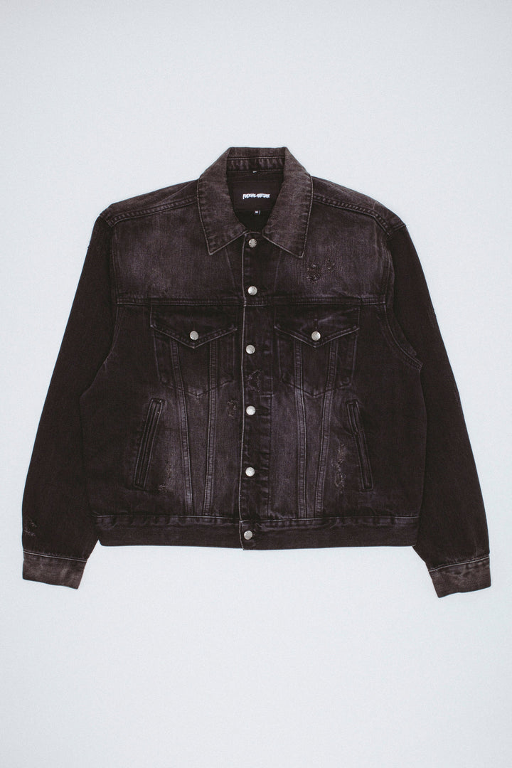 Distressed Denim Jacket