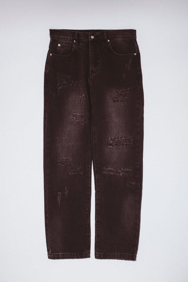 Distressed Denim Pants