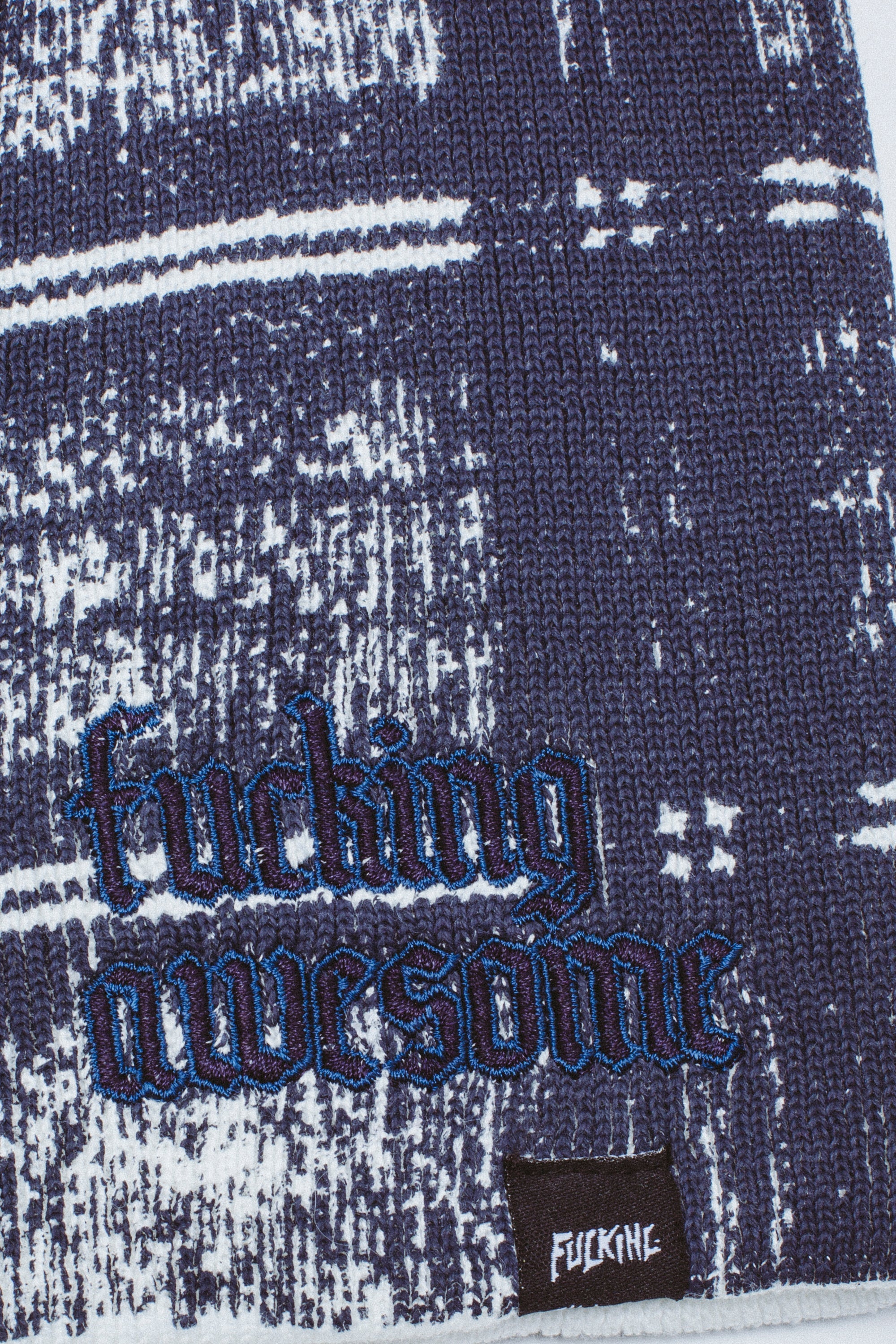 Digital Plaid Skully Beanie – Fucking Awesome Japan