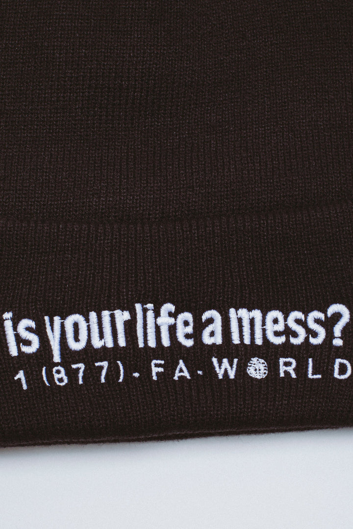 Is Your Life A Mess? Cuffed Beanie
