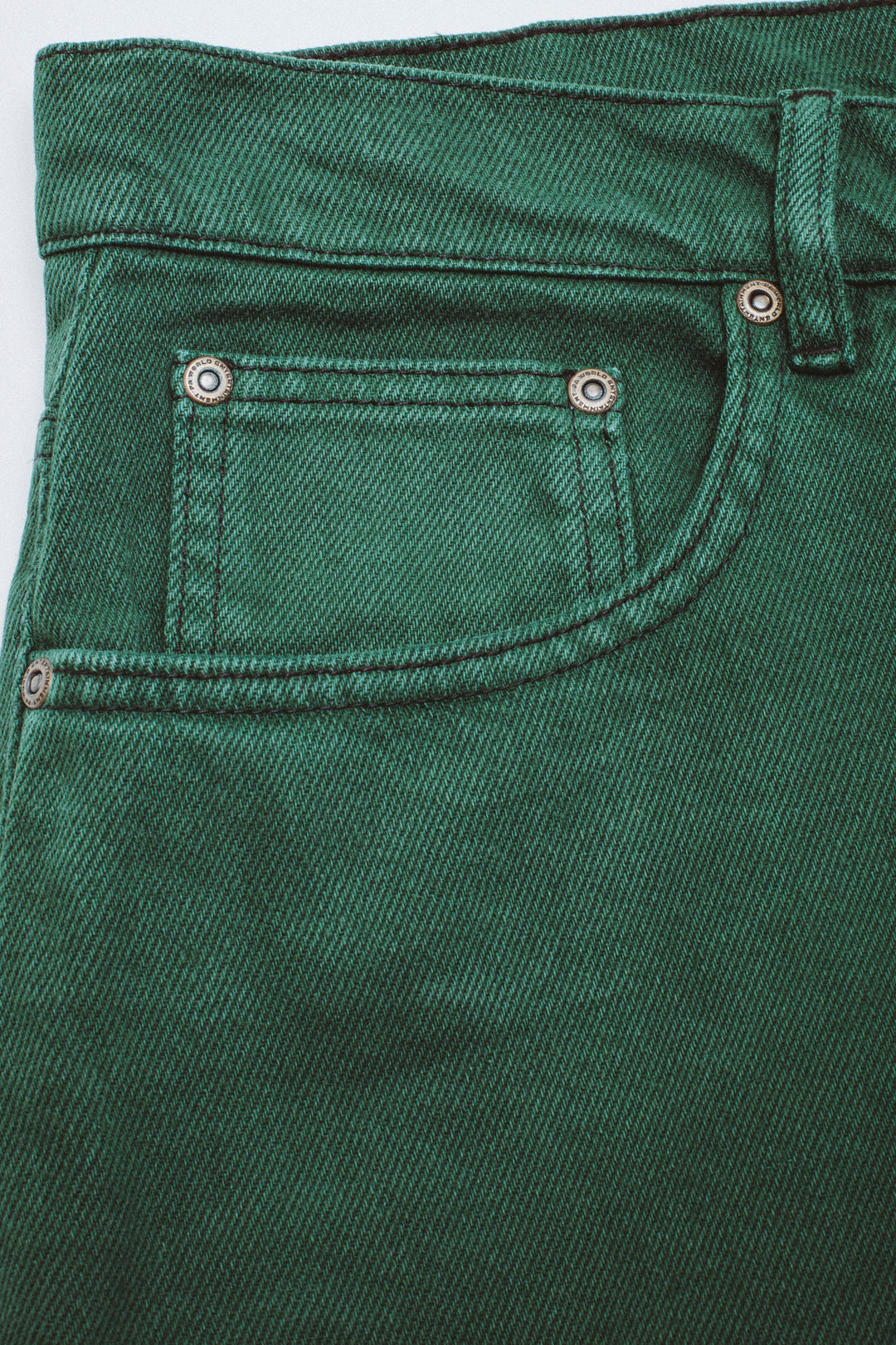 Loose Fit High Water Denim