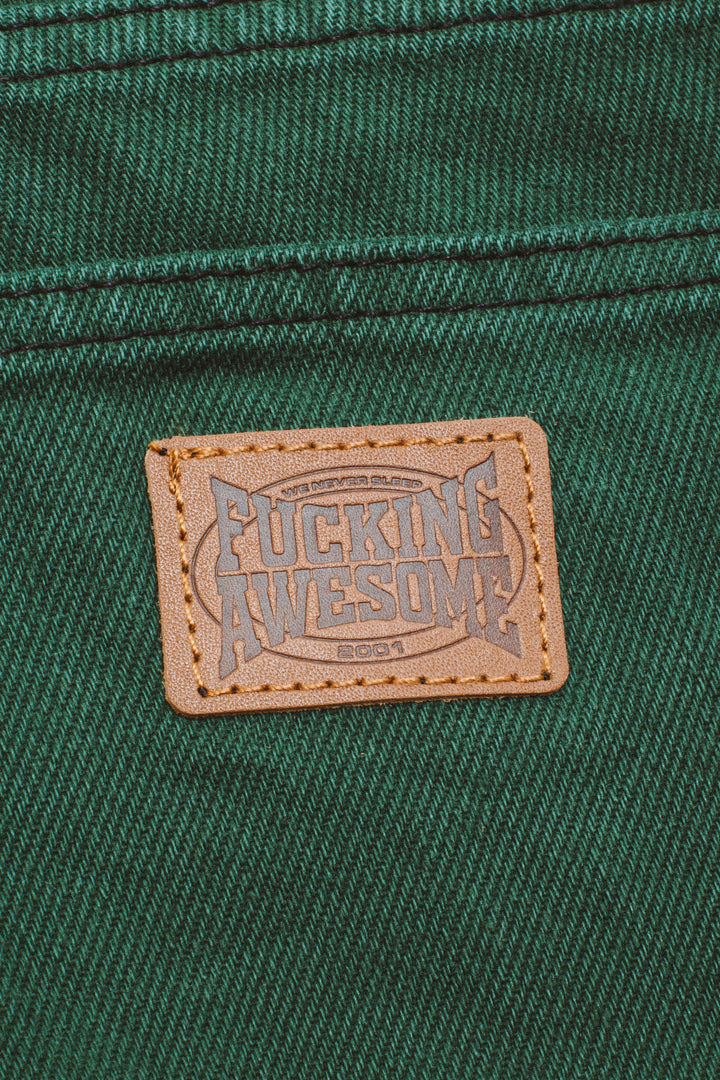 Loose Fit High Water Denim