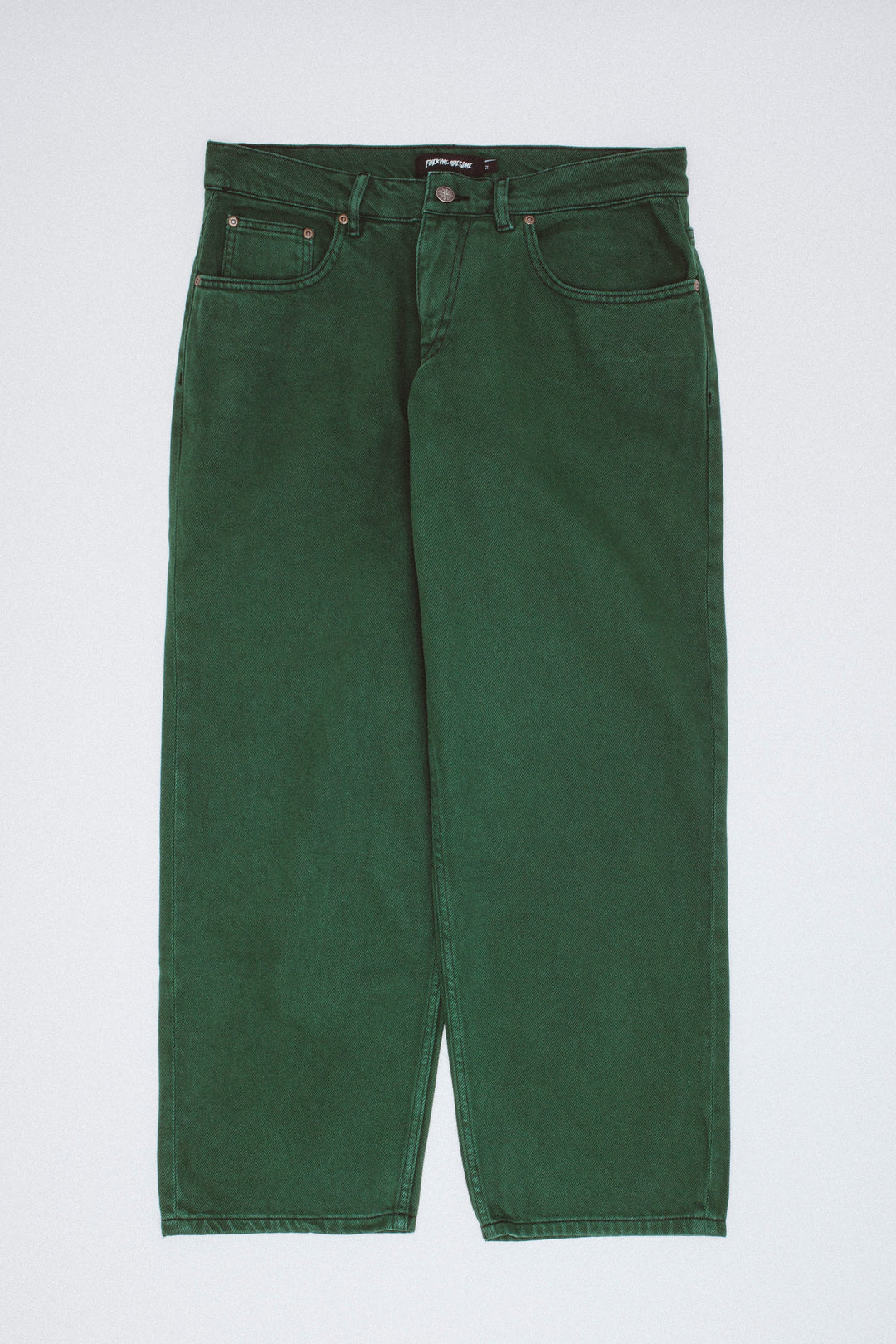 Loose Fit High Water Denim