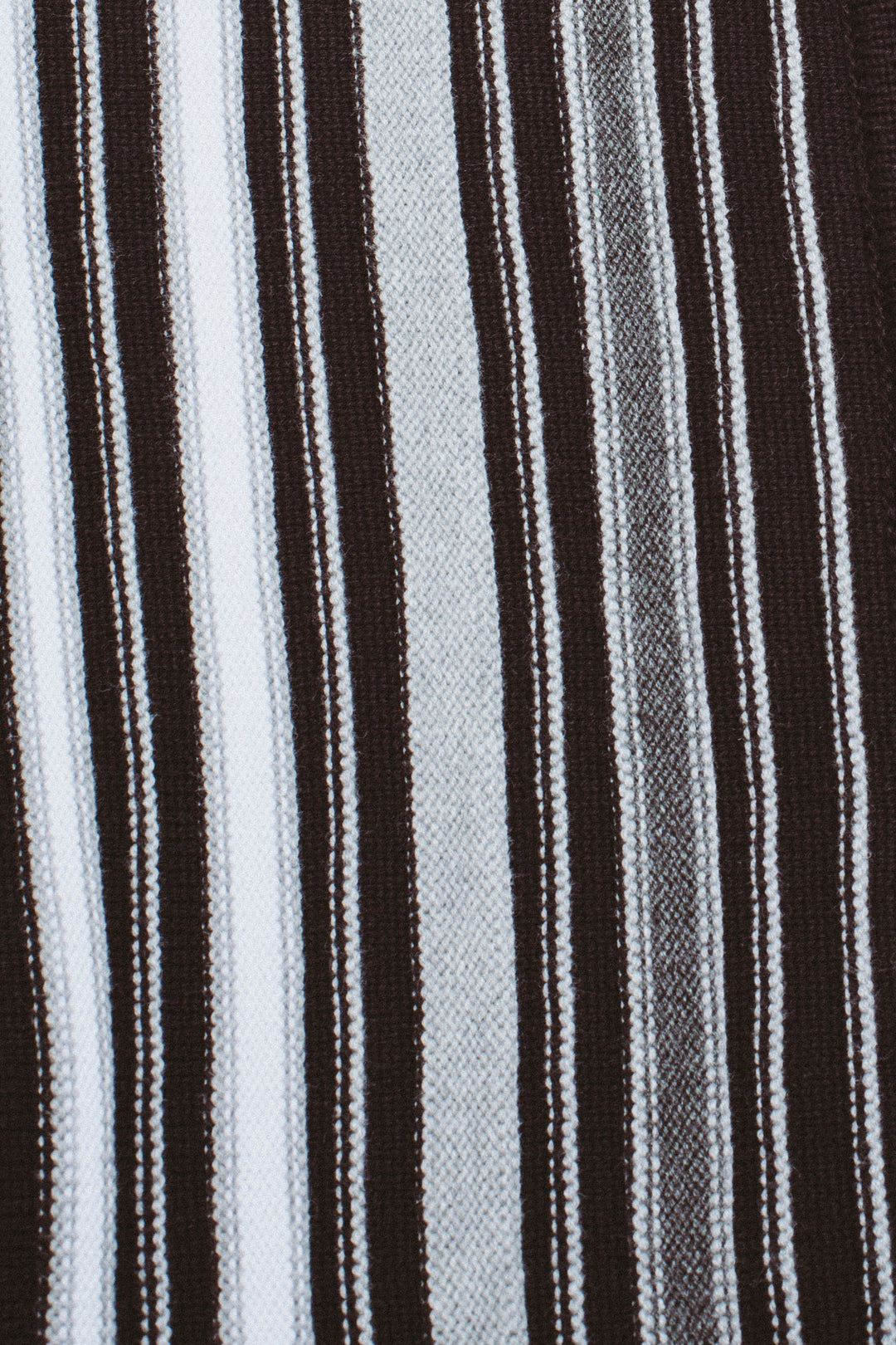 Mono Multi Stripe Zip Cardigan