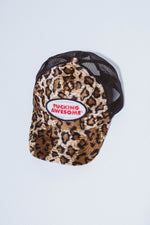 Patch Logo Leopard Trucker Hat