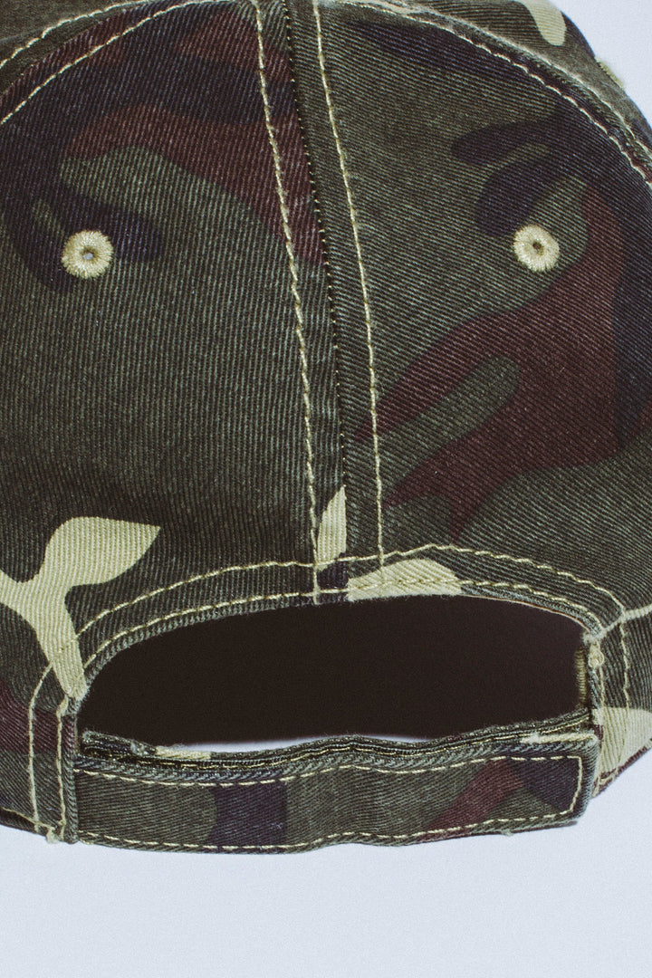Camo Seduction Contrast Stitch 6-Panel