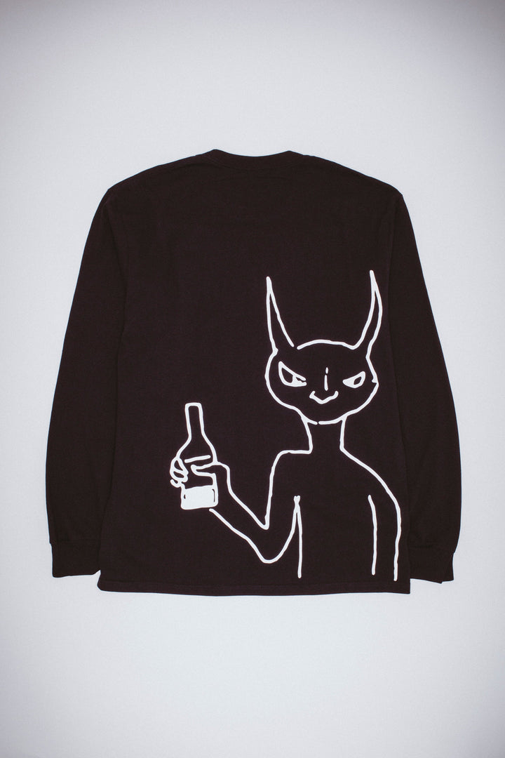 Drunk Alien Long Sleeve Tee