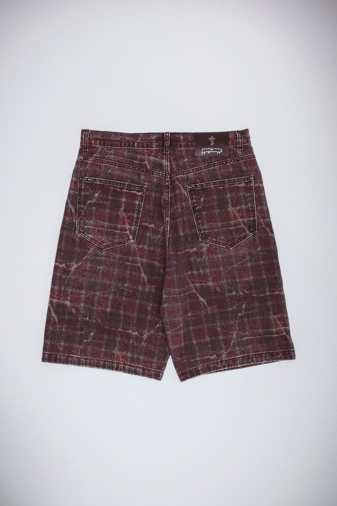 Miller Plaid Denim Short