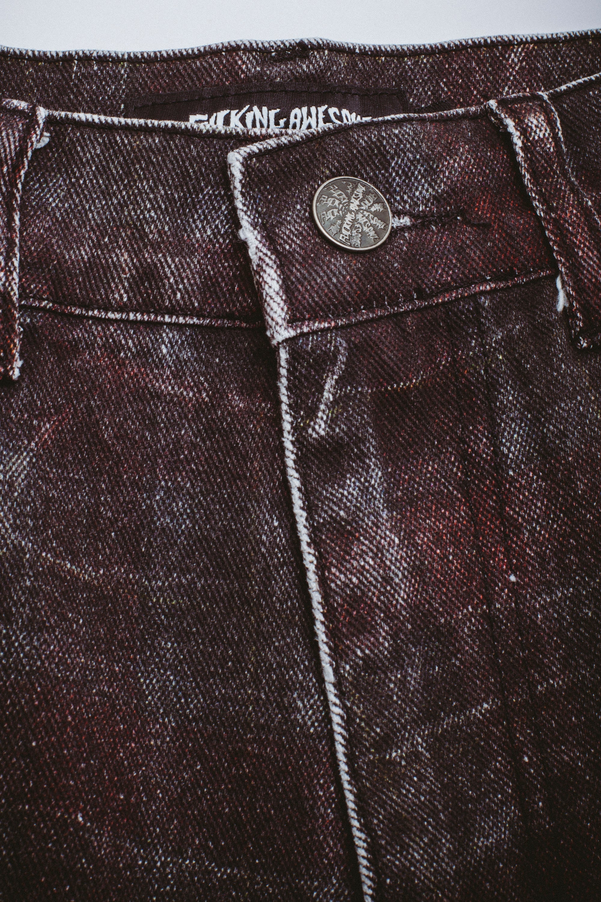 Miller Plaid Denim Short – Fucking Awesome Japan