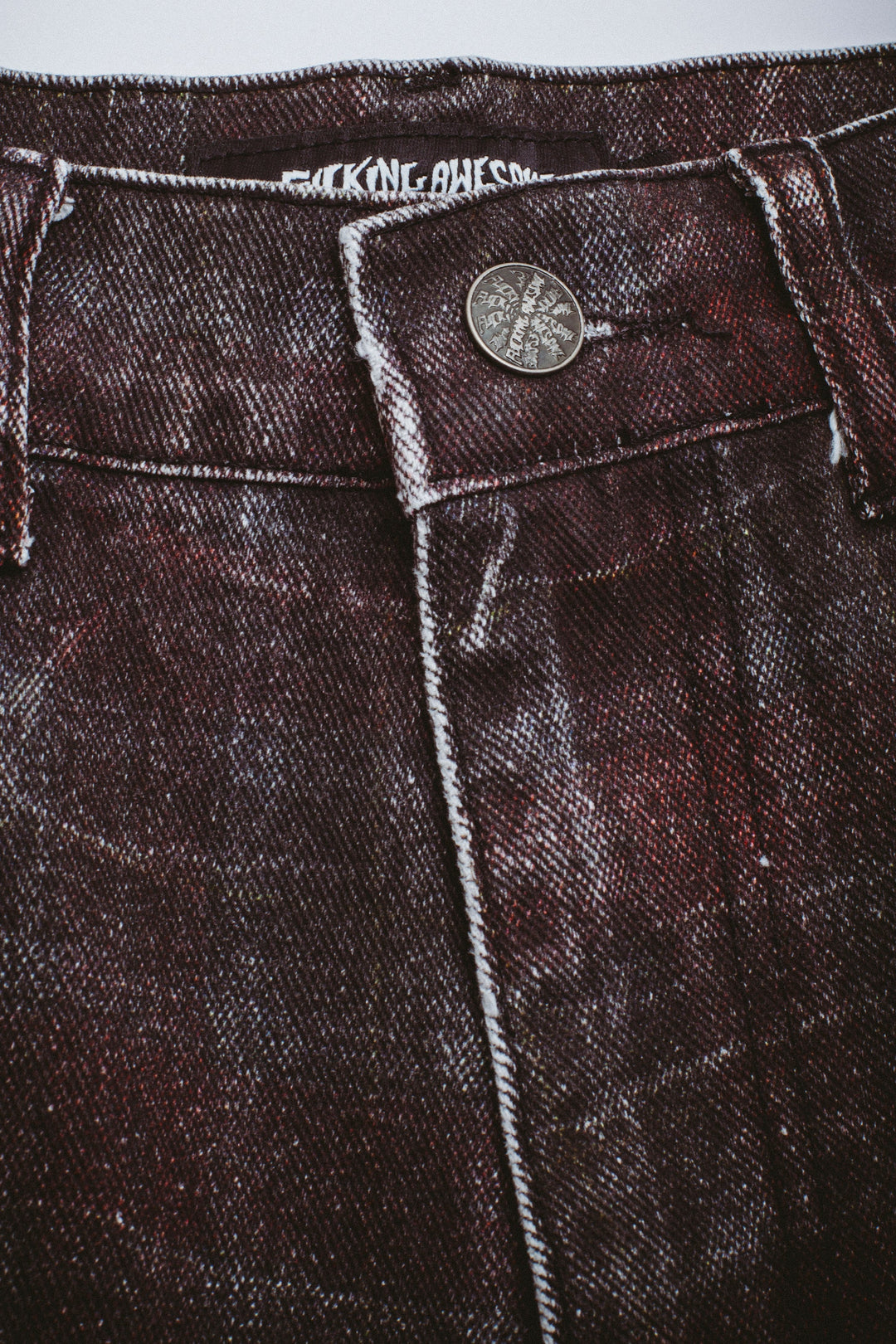 Miller Plaid Denim Short