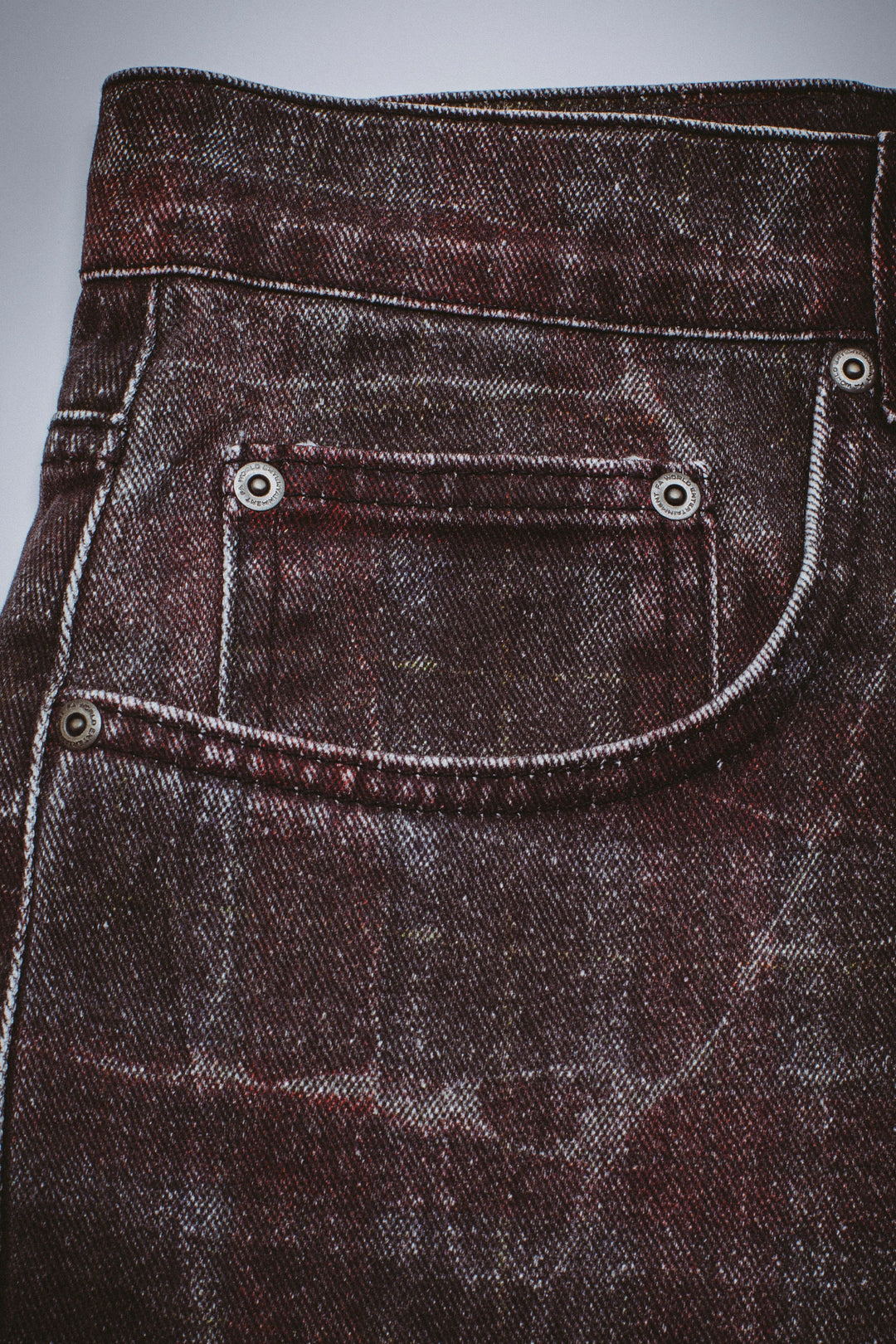 Miller Plaid Denim Short