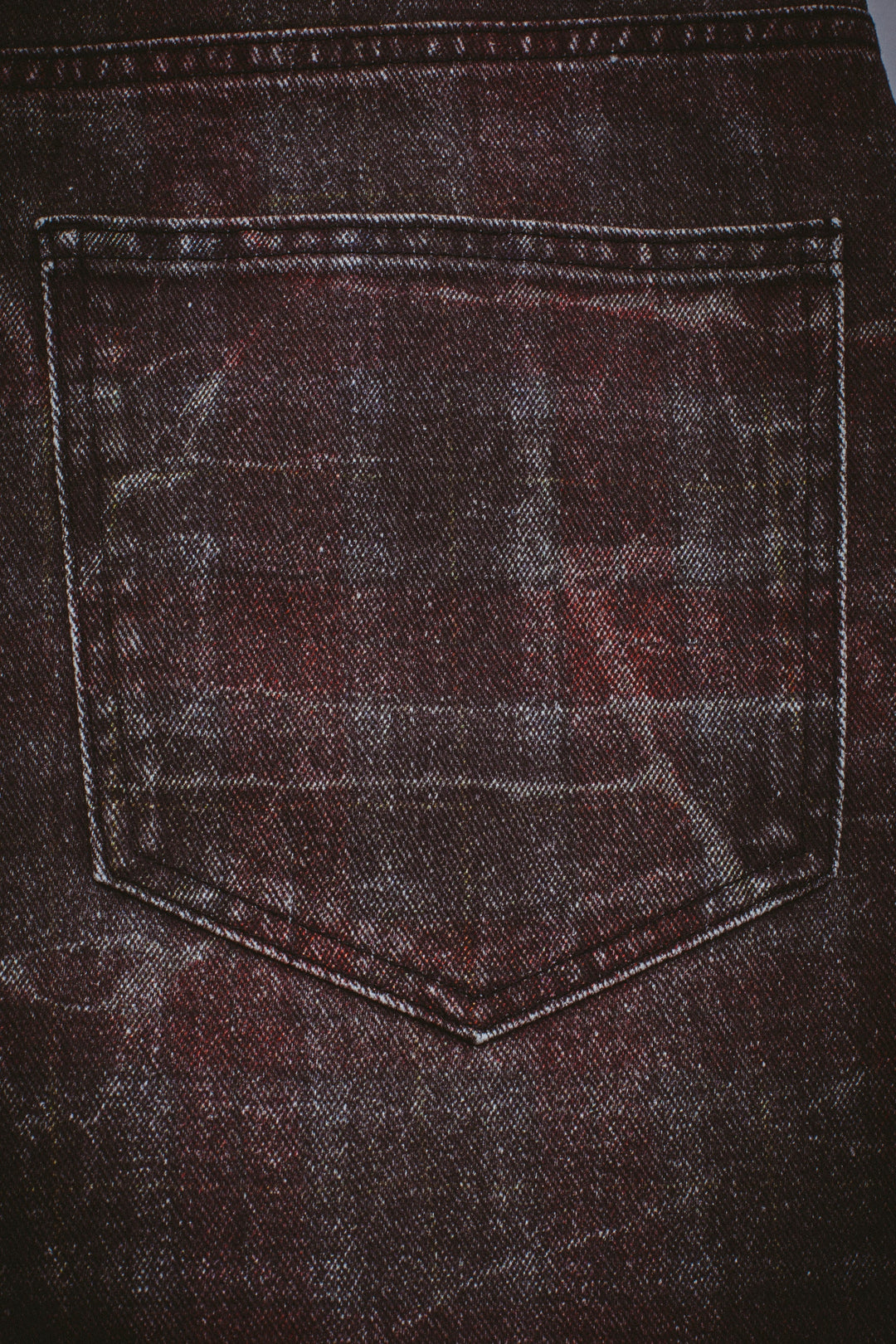 Miller Plaid Denim Short