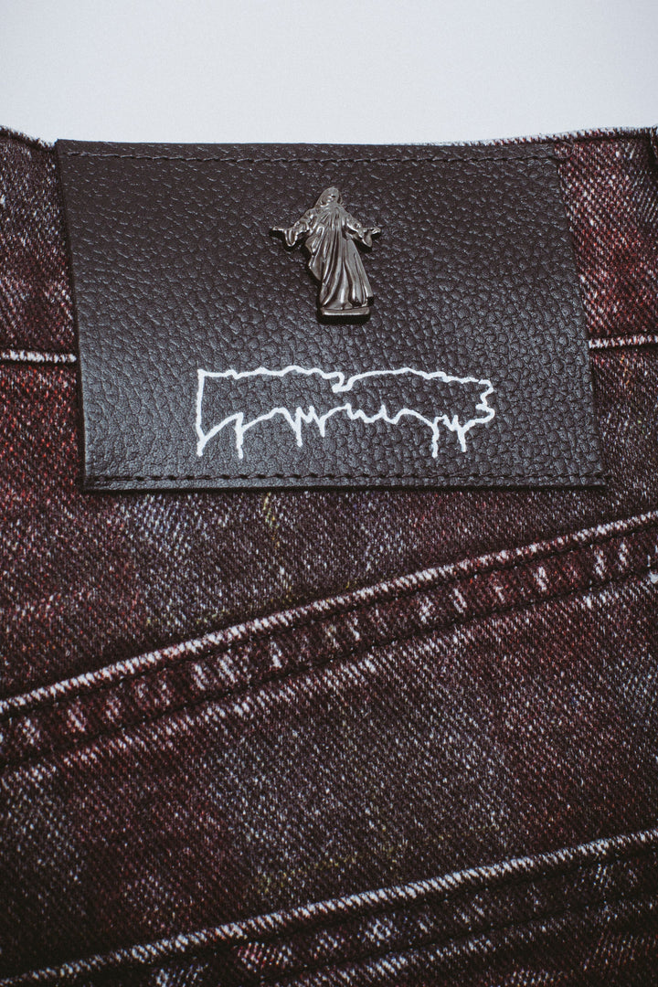 Miller Plaid Denim Short