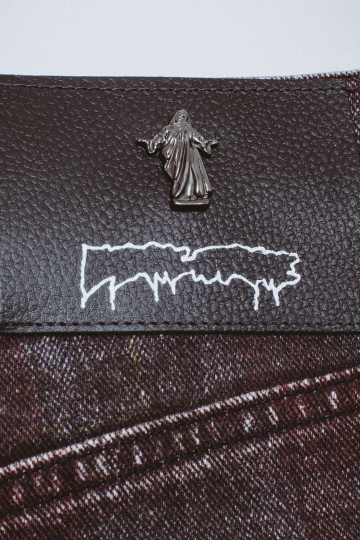 Miller Plaid Denim Short