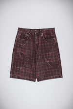 Miller Plaid Denim Short